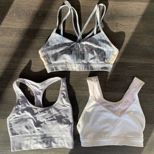 Set of 3 rebook sports bras